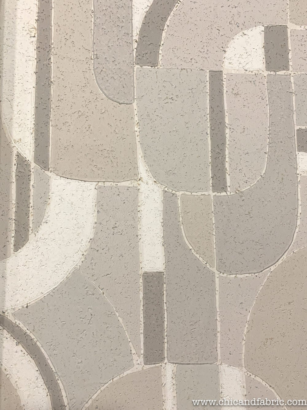 Sculpture Garden Cork Wallpaper color Linen
