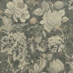 Tela clásica de flores con estampado con aire campestre inglés