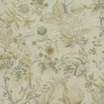 Tela clásica de flores con estampado con aire campestre inglés