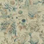 Tela clásica de flores con estampado con aire campestre inglés