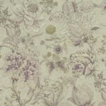 Tela clásica de flores con estampado con aire campestre inglés