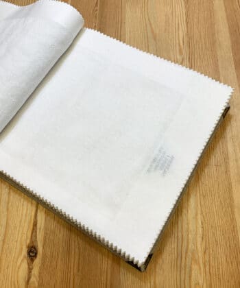 Tissu de rideau blanc ivoire en polyester et lin et 2,80m de large