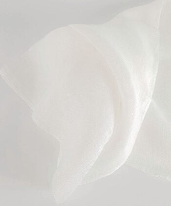 Lin 100% pour rideaux et rideaux en blanc cassé naturel