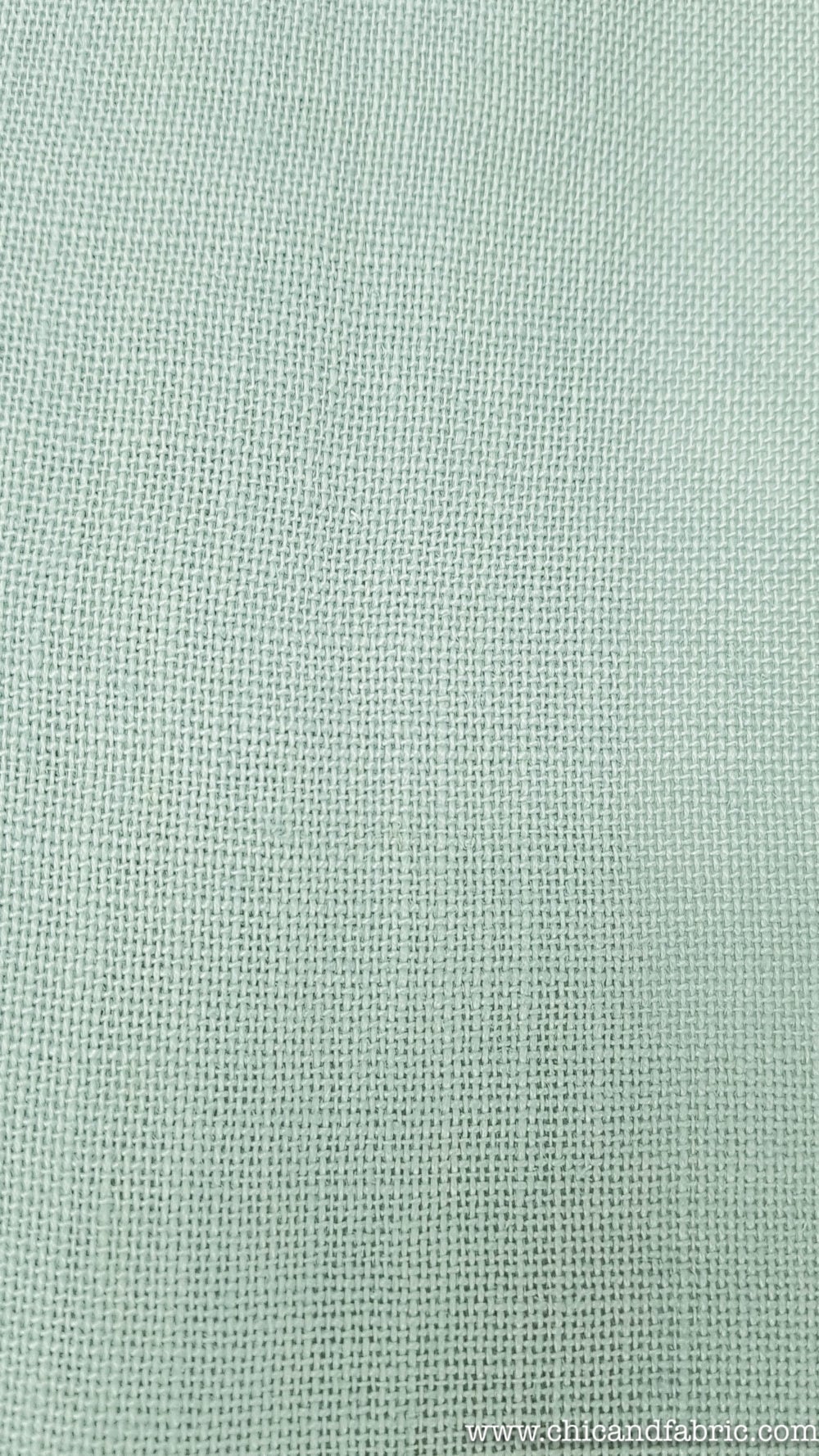 LISSE-280-CIELO Antonio Ferre Estilo Mediterráneo "Surdic" Lino 100% para cortinas y visillos en verde menta claro