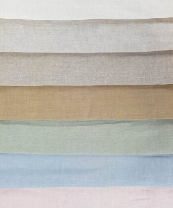 Voilage en lin 100% fine 2,80m translucide en couleurs naturelles