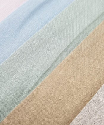 Rideaux 100% lin fin de 2,80m en couleurs naturelles