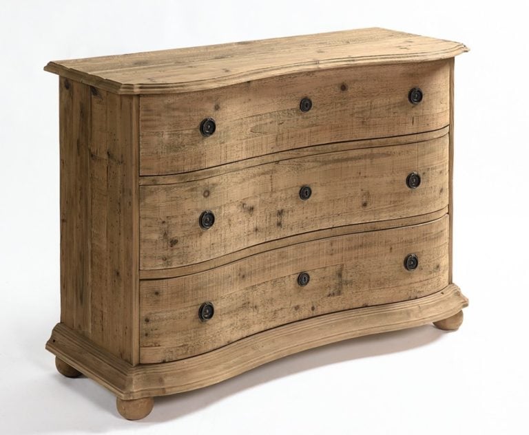 Cómoda de madera maciza