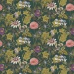 F1304-07 - PASSIFLORA FABRIC, Colección Exotica 2 de Clarke & Clarke