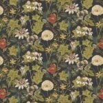 F1304-09 - PASSIFLORA FABRIC, Colección Exotica 2 de Clarke & Clarke