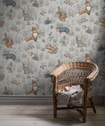 FOREST FRIENDS MURAL-7480