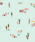 Papel pintado "One Day At The Beach Ocean" 8000041. Diseño Isabelle Feliu - Coordonné