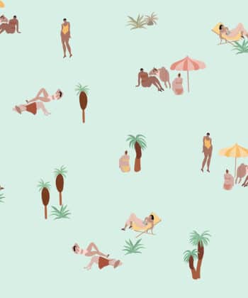 Papel pintado "One Day At The Beach Ocean" 8000041. Diseño Isabelle Feliu - Coordonné