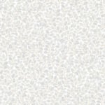 Papel pintado con motivos de hojas de avellano en blanco