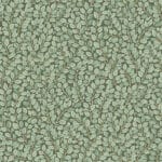 Papel pintado con motivos de hojas de avellano en verde oscuro