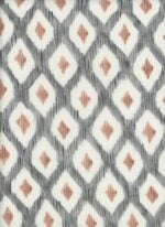 Visillo de lino (ancho 3m) estampado Ojo de Perdiz Pizarra