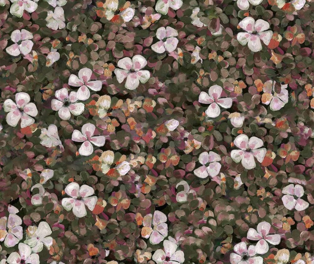 Papel pintado de flores de estilo pictórico de Coordonné, color Floral-Tapestry-Lilac