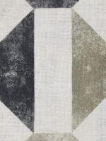 Estampado geométrico "borodin-02-Beige" inspirado en antiguos azulejos árabes, diseño de James Malone