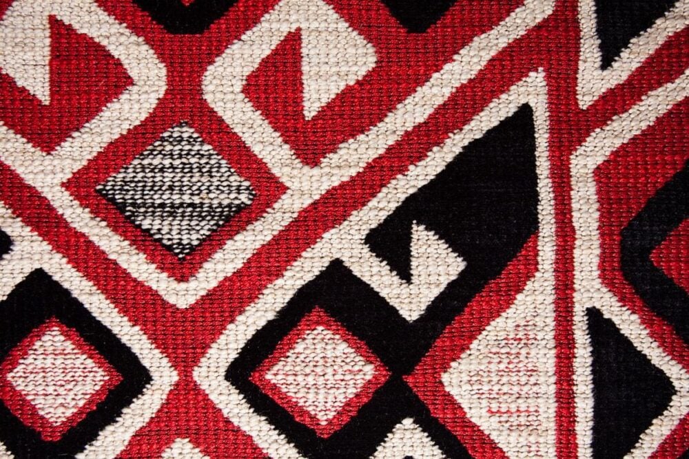 Jacquard de estampado persa tipo kilim "MEDINA-154-Chilaba" diseño de James Malone