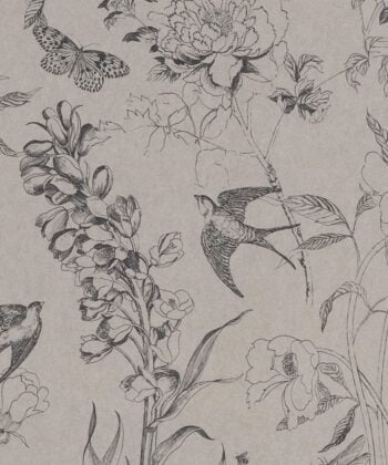 Papel pintado «Sibylla», un diseño de la prestigiosa firma Designers Guild. Disponible en varias tonalidades.