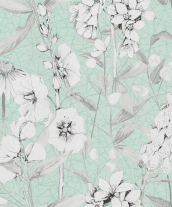 Papel pintado de motivos florales "Emilie" diseño Designers Guild
