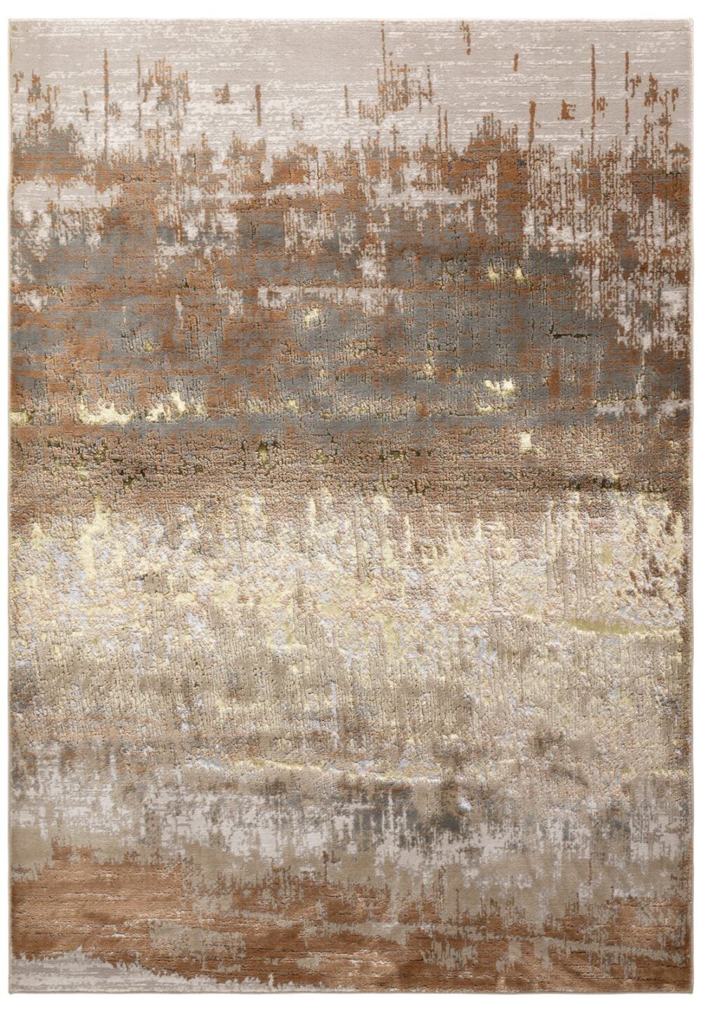 Alfombra moderna y diseño abstracto brillante. Ref. Aurora AU01 Dune