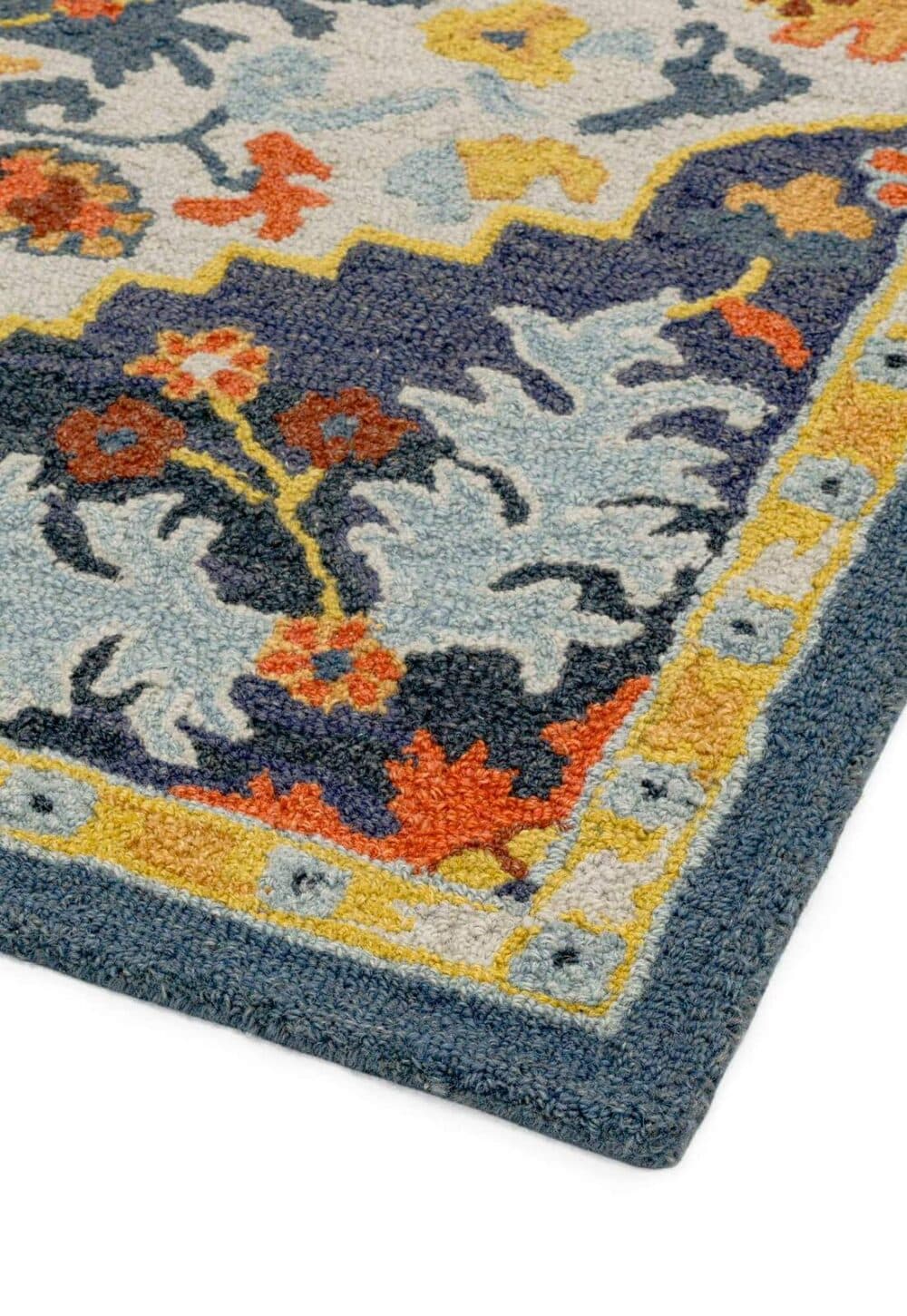 BRONTE MULTI Alfombras Alfombra Azul