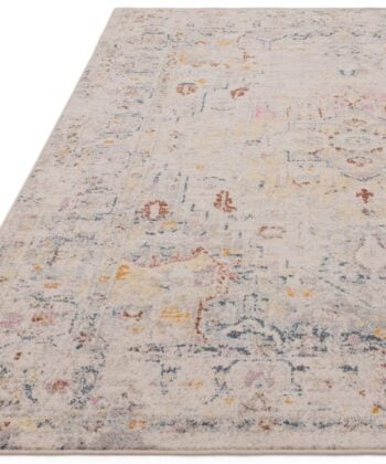 Alfombra persa vintage de flores desdibujadas (tamaño a elegir). Ref. Flores-Laleh-FR08