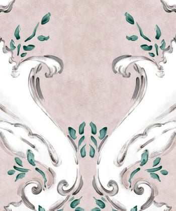 Carta da parati con forme ornamentali "Ornamental-nude-YSP0016" di Ybarra & Serret