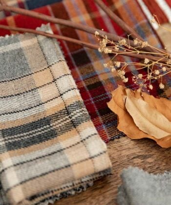 Tartan karierte Wolle, Kollektion "Golf in Scotland" von Güell-LaMadrid