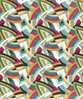 CAPOEIRA Camengo Abstractos Terciopelo de estampado geométrico multicolor CAPOEIRA 47880260