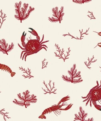 Carta da parati CROSTACEI Coordonné Animali