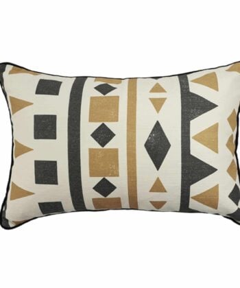 CUSHION GISELLE Cojines Cojines de Rayas Cushion Giselle Ochre