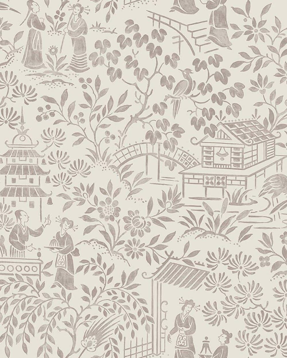 ORIENTAL GARDENS Colección "Dreamy Escape" Estilo Chinoiserie