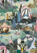 "The Art Deco Hills" de Brand McKenzie (teal fuchsia)
