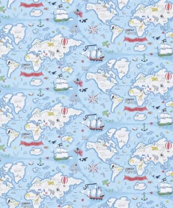 TREASURE MAP Papel pintado de Sanderson Decoración Infantil