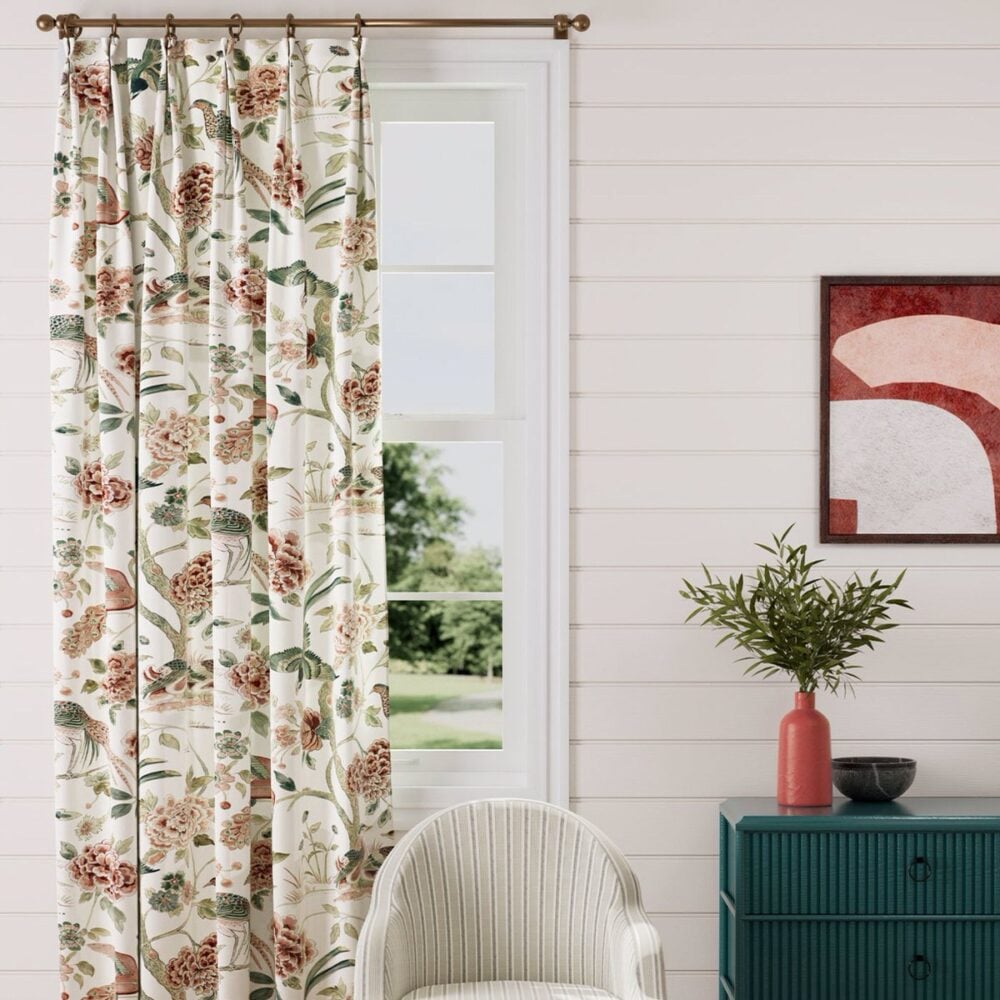INDIENNE PEACOCK Colección "Water Garden Fabrics" Estilo Chinoiserie