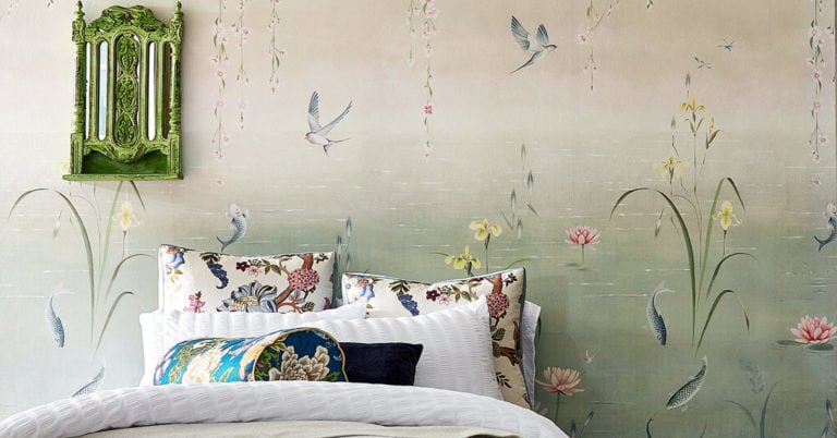 Collezione "Disney Home x Sanderson Wallpapers" di BIANCANEVE Animali Carta da Parati Sanderson
