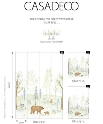 THE ENCHANTED FOREST WITH BEAR Colección "Once Upon a Time" Animales
