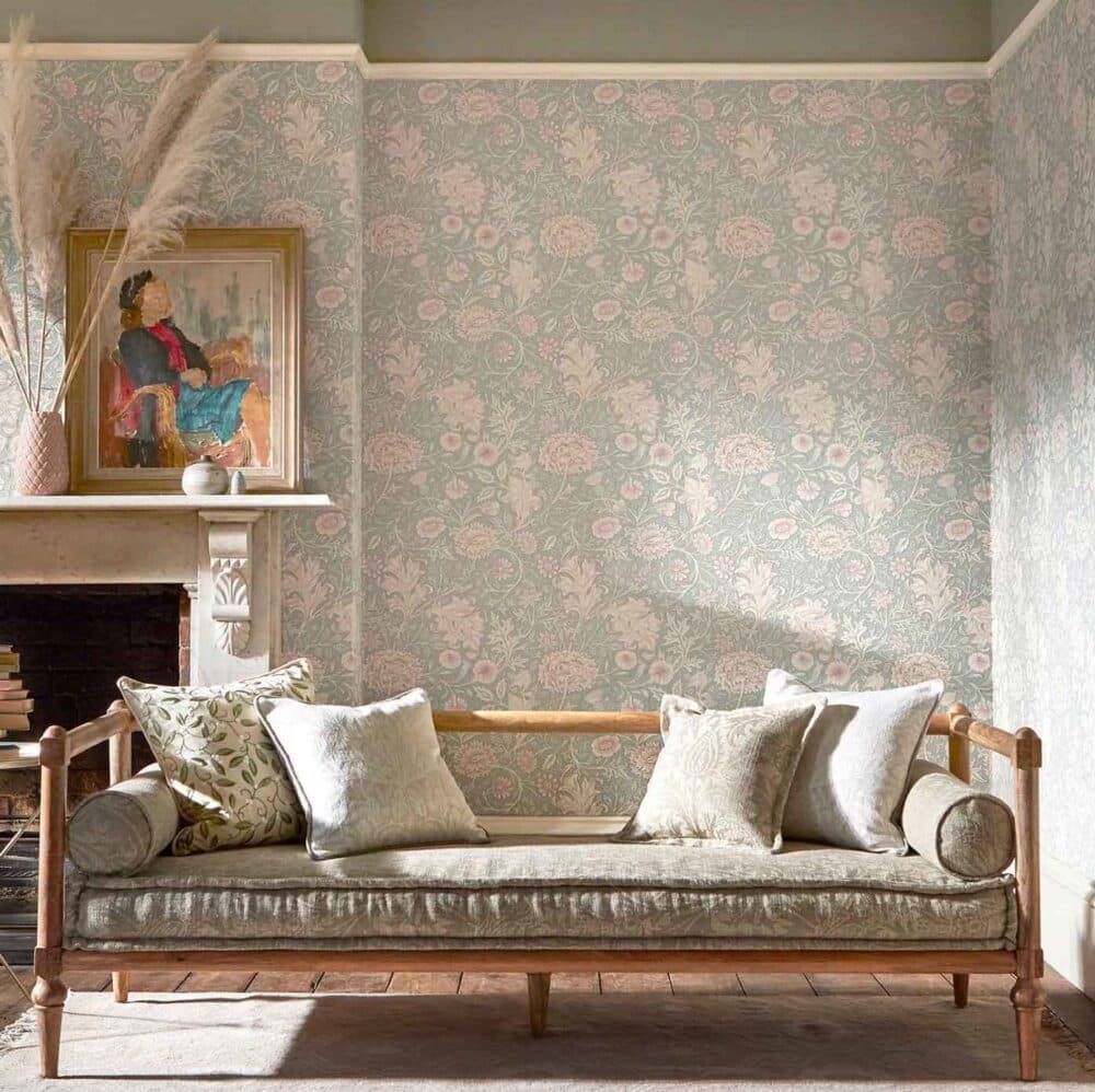 DOUBLE BOUGH Papel Pintado de Morris & Co Damasco - Paisley - Cachemira