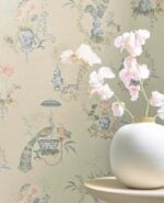 Papel pintado oriental - chinoiserie