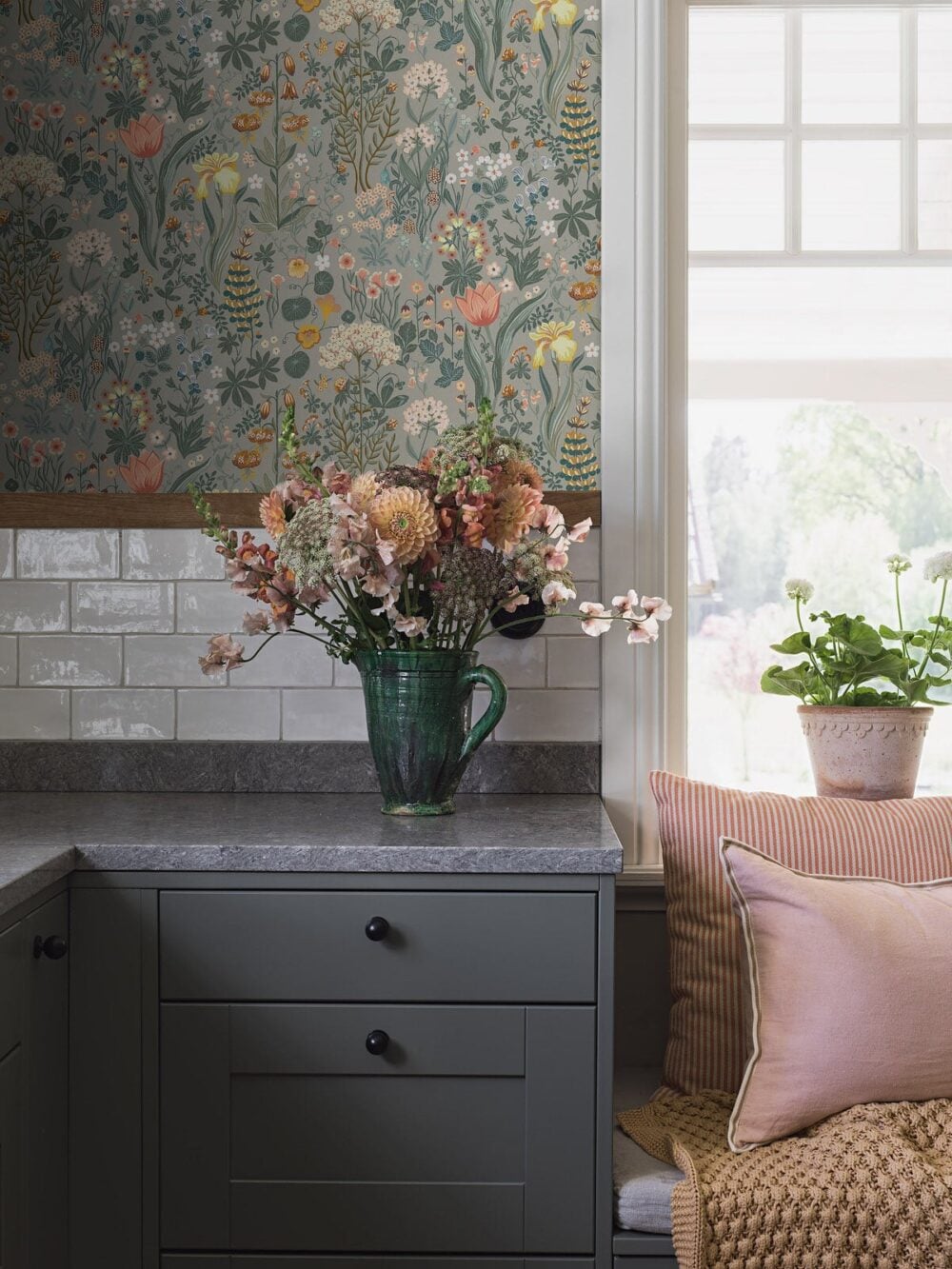 BLOMSTERHAV Papel Pintado Estilo Clásico BLOMSTERHAV Papel Pintado Estilo Clásico