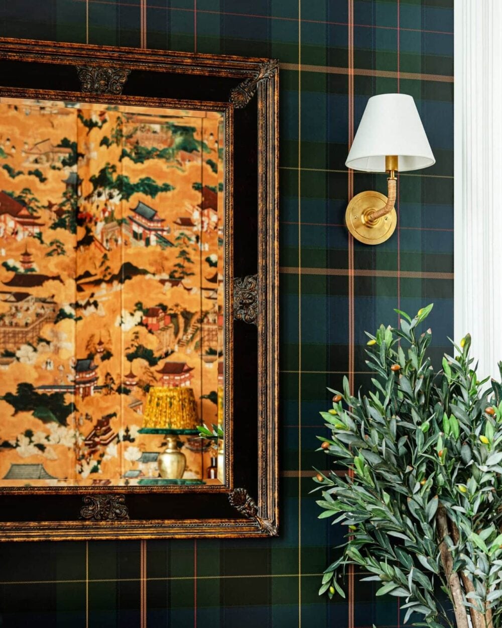EQUESTRIAN PLAID-WP Papel pintado de Mind the Gap Cuadros