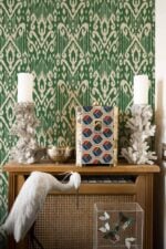 Papel pintado de estilo étnico - ikat