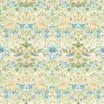 STRAWBERRY THIEF WP William Morris Designs Wallpaper Animales