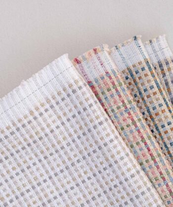 Tela de pequeños cuadros entrelazados Colección "Alpujarra" Cuadros