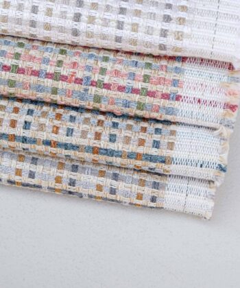 Tela de pequeños cuadros entrelazados Colección "Alpujarra" Cuadros Tela de pequeños cuadros entrelazados