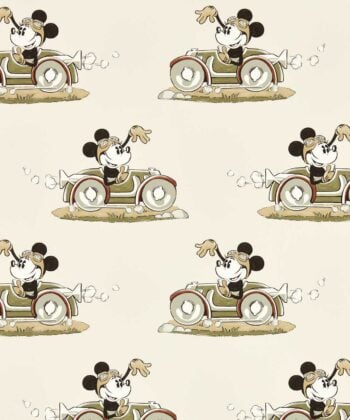 MINNIE ON THE MOVE "Disney Home x Sanderson Wallpapers" Collection Animals