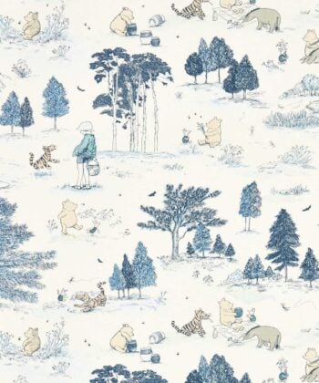 WINNIE THE POOH "Disney Home x Sanderson Wallpapers" Collection Animals