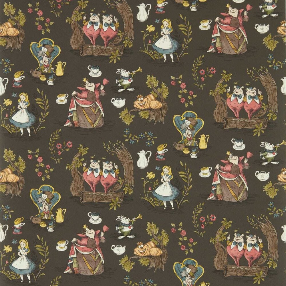 ALICE IN WONDERLAND Colección "Disney Home x Sanderson Wallpapers" Animales