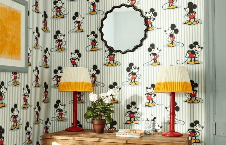 SNOW WHITE Colección "Disney Home x Sanderson Wallpapers" Animales Papel pintado infantil de Disney